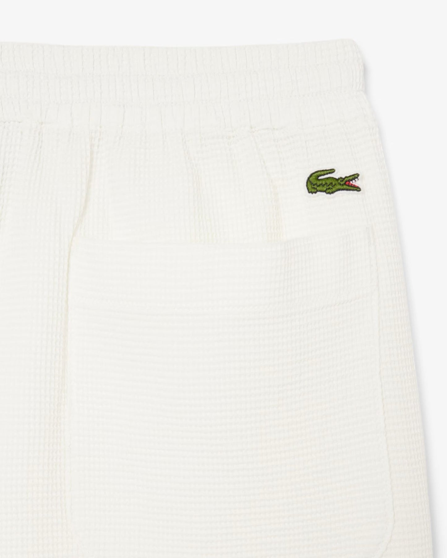 Shorts Lacoste testurizzato a nido d'ape con logo