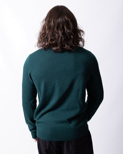 Maglia Liu Jo girocollo in lana e cashmere con logo metallico