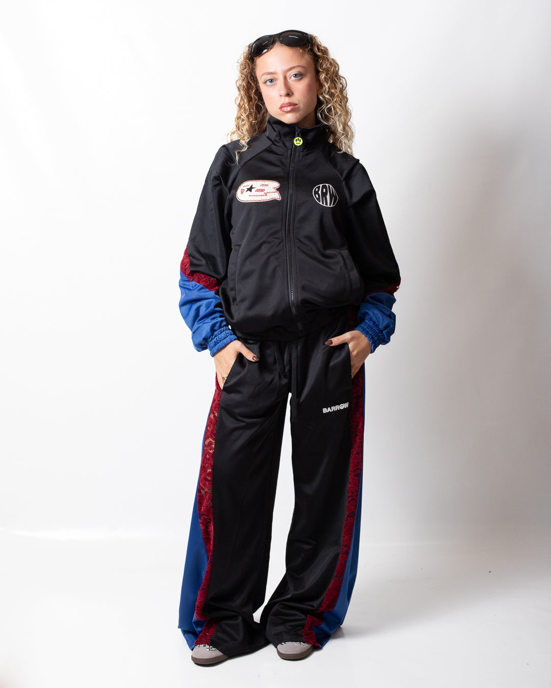 Pantalone Barrow a zampa in nylon donna