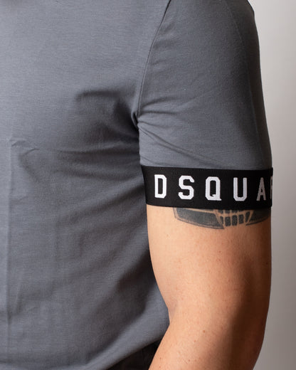 T-Shirt Dsquared2 con fascia logata uomo