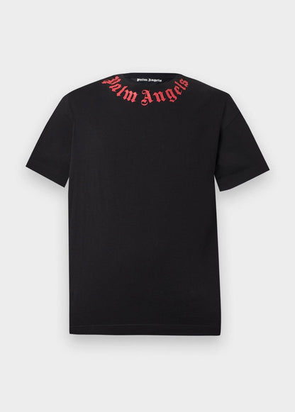 T-Shirt Palm Angels "Neck Logo Regular" uomo