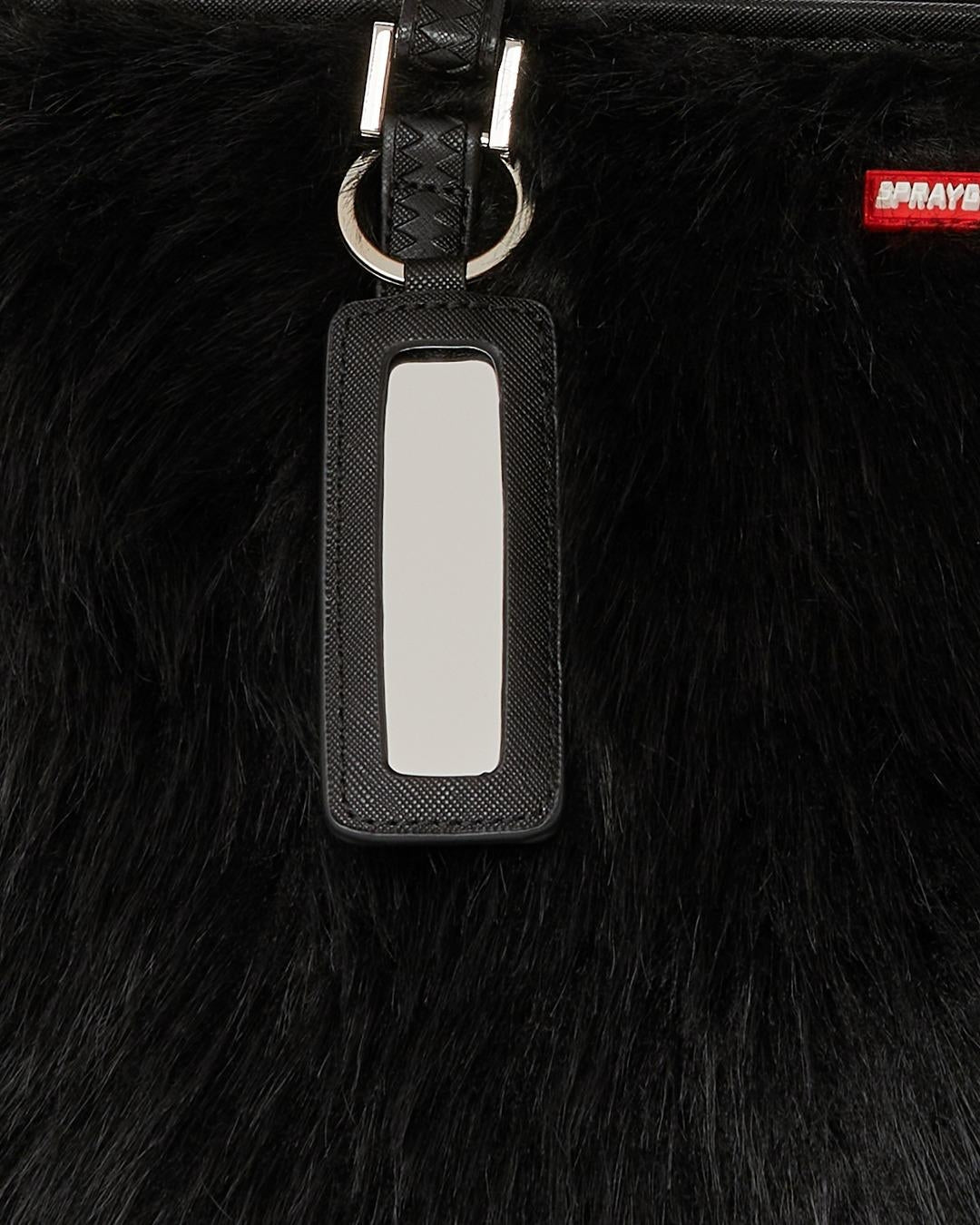 Borsa Sprayground nero "FUR CRAY BLACK TOTE"