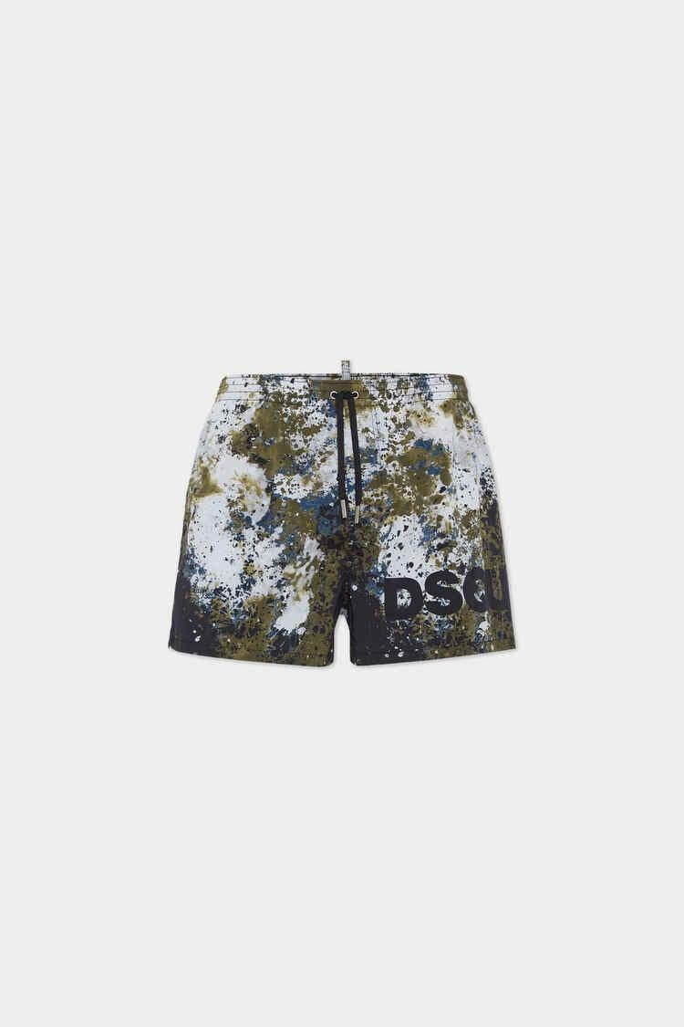 Boxer mare Dsquared2 con stampa all-over uomo