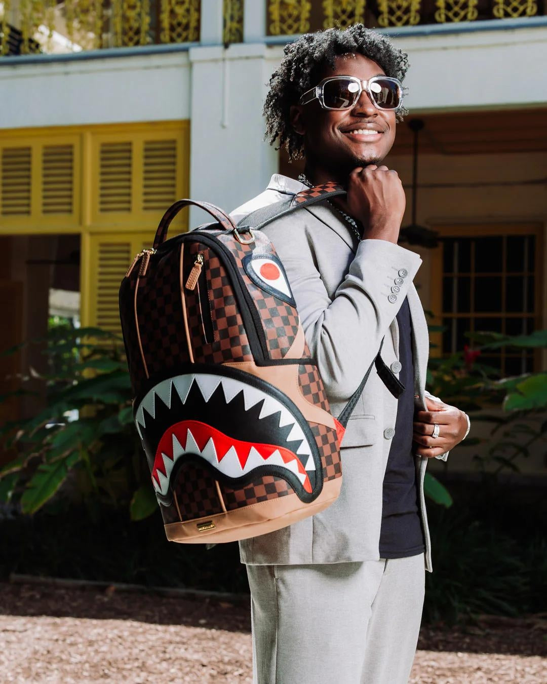 Zaino Sprayground marrone Hennyville dlxsv backpack