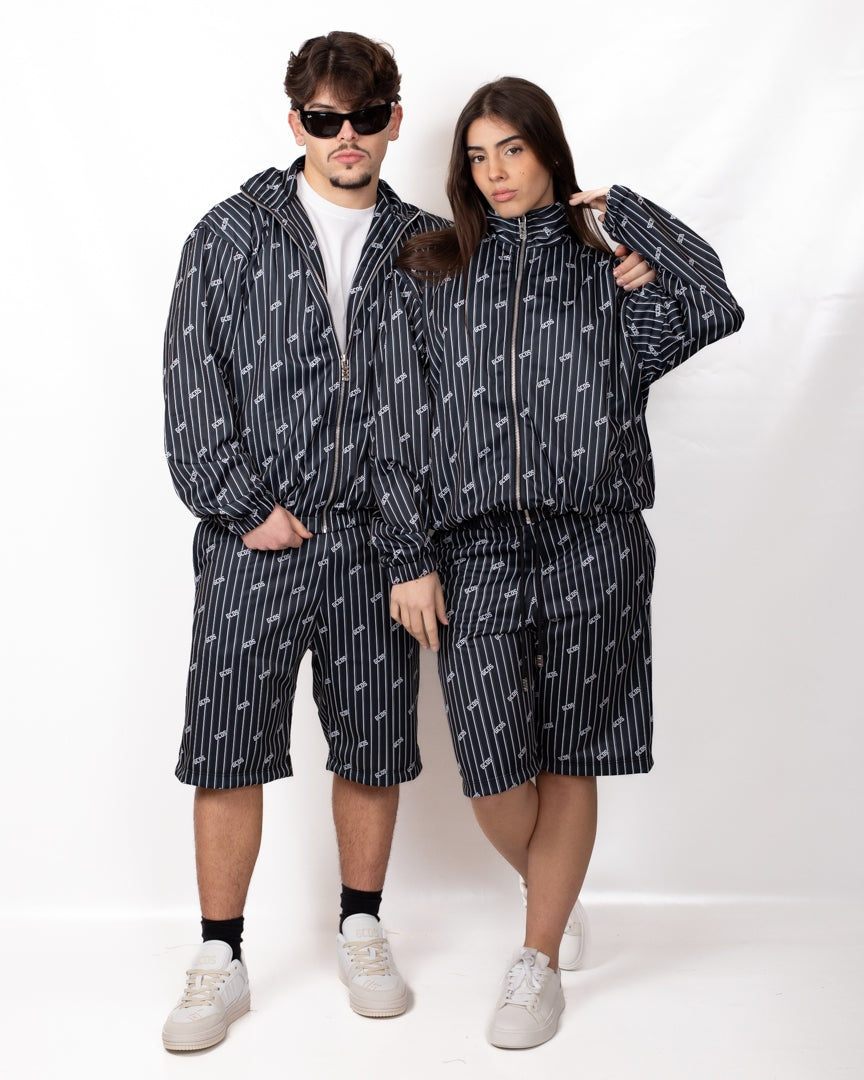 Bermuda GCDS "Pinstripe Logo" in nylon