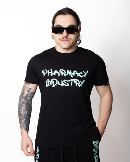 T-Shirt Pharmacy Industry con logo spray uomo