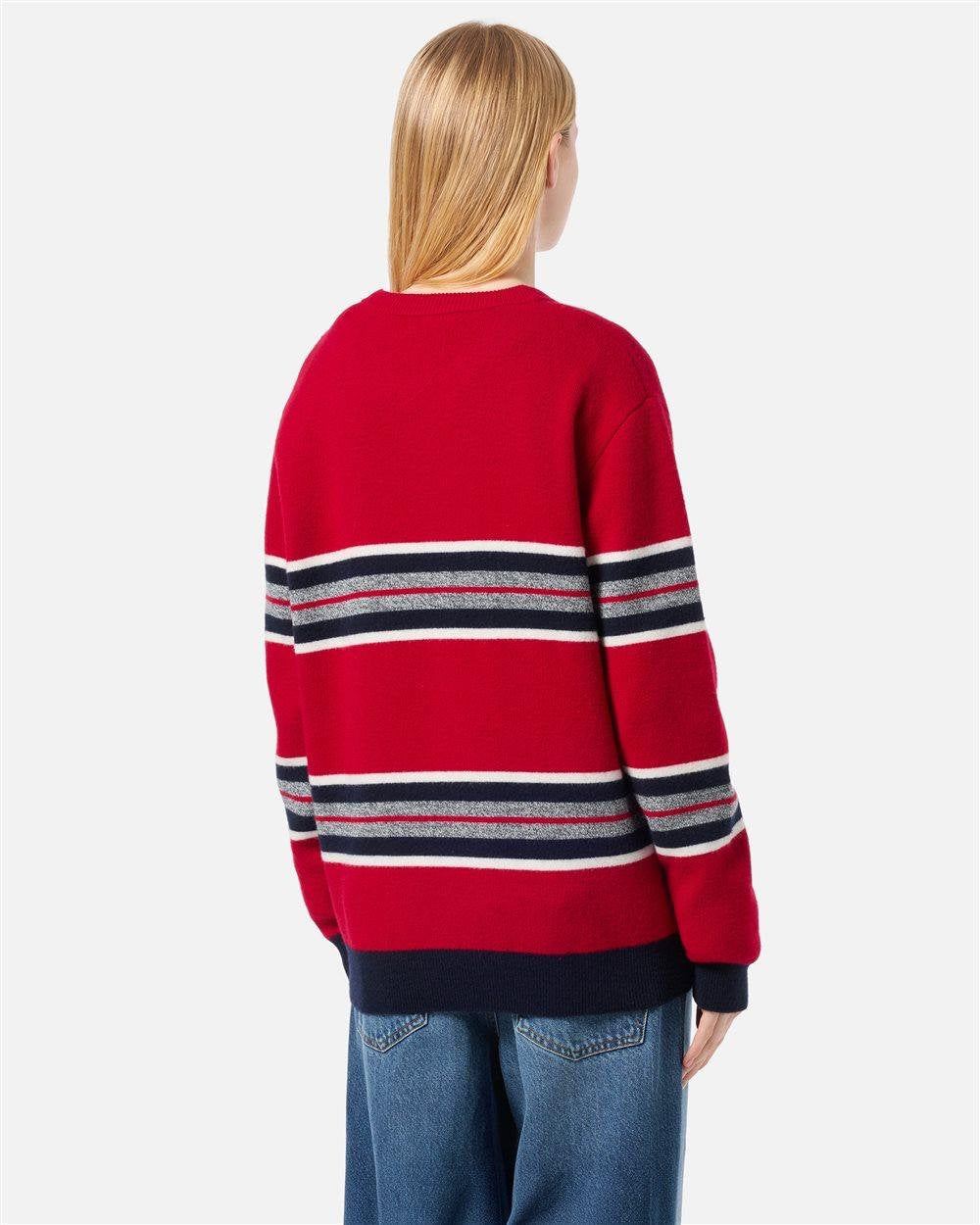 Maglia Iceberg in lana con logo e ricami