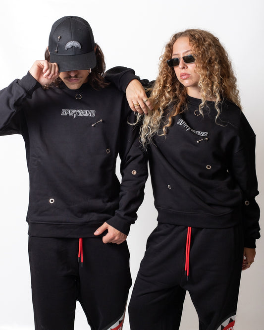 Felpa Sprayground girocollo "Piercing"