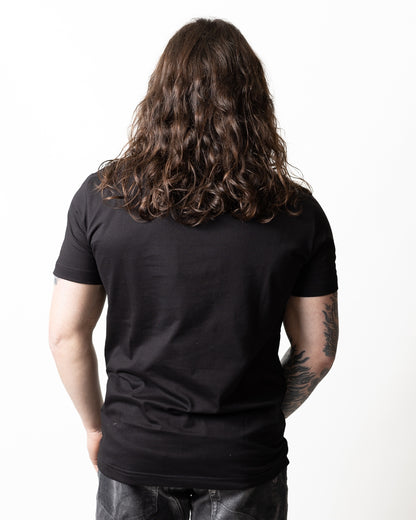 T-Shirt John Richmond con ricamo e stampa uomo