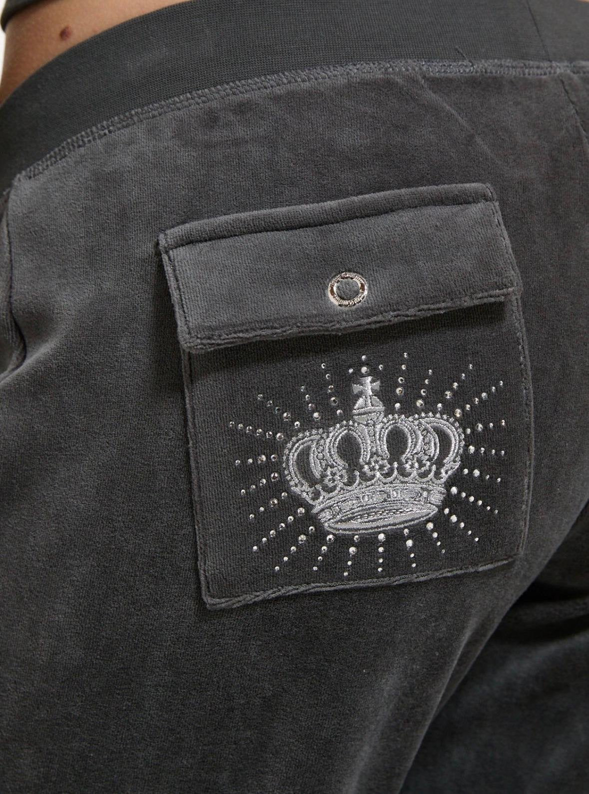 Pantalone Juicy Couture con ricami e strass