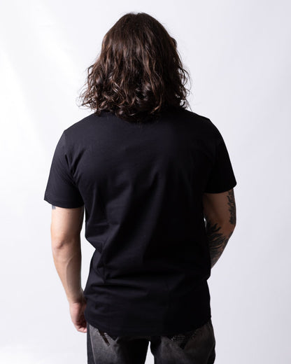 T-shirt John Richmond con logo "JR" e grafica di brillantini