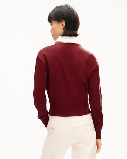 Felpa polo Kenzo Paris logo ricamato