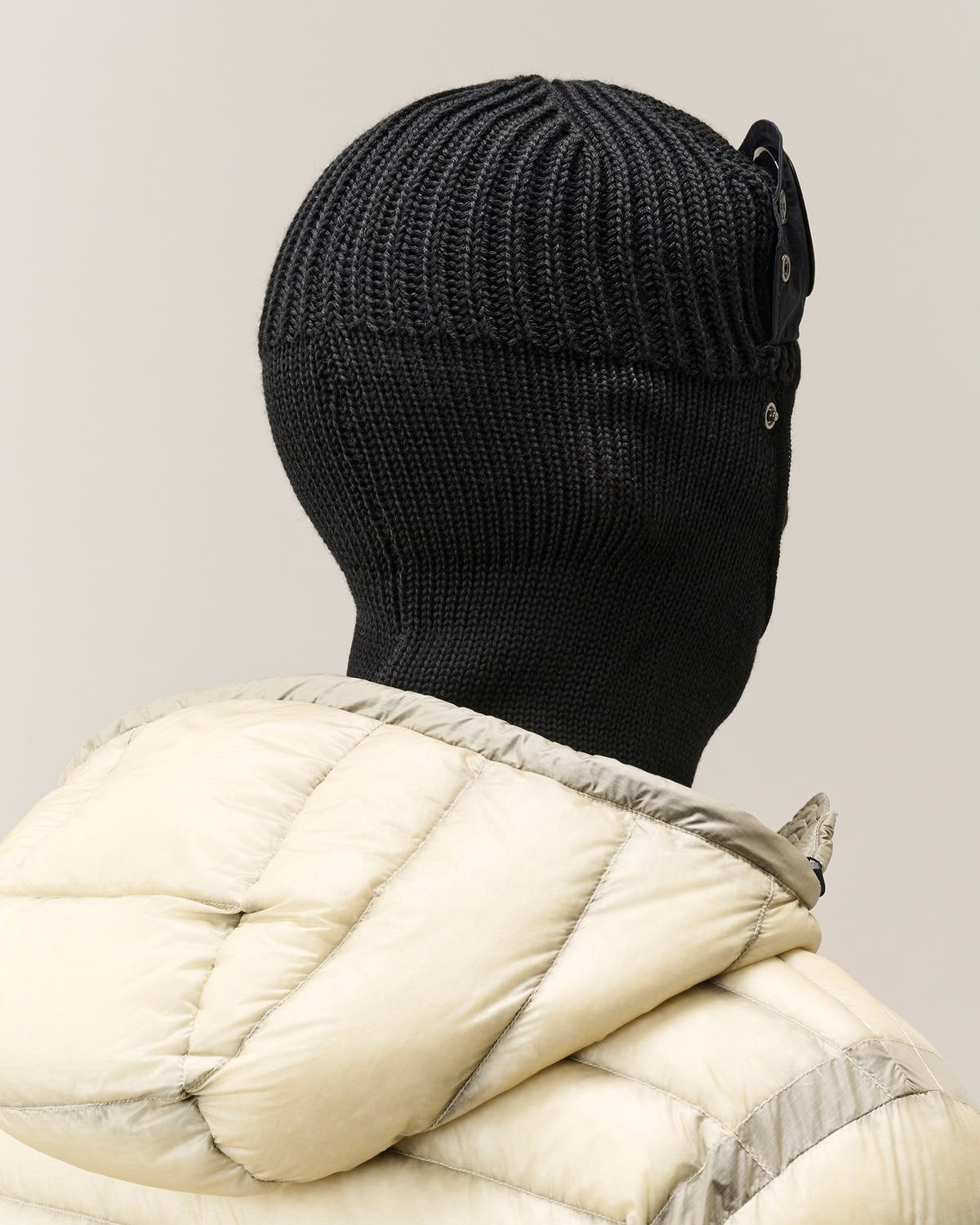 Balaclava C.P. Company in costina e in lana uomo