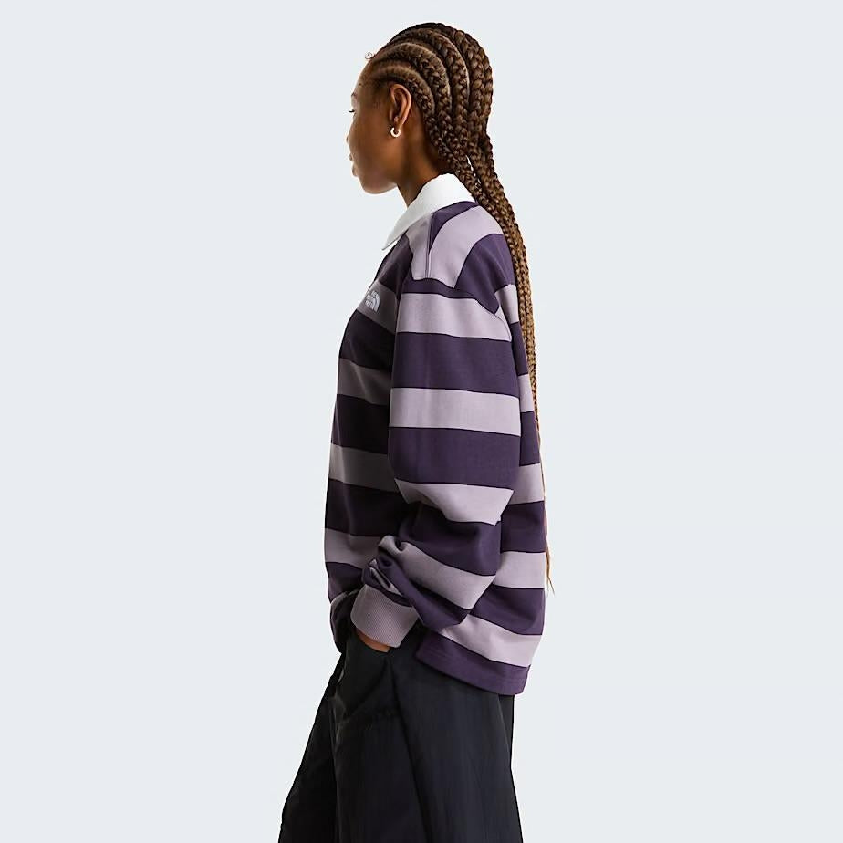 Polo The North Face in felpa a righe uomo
