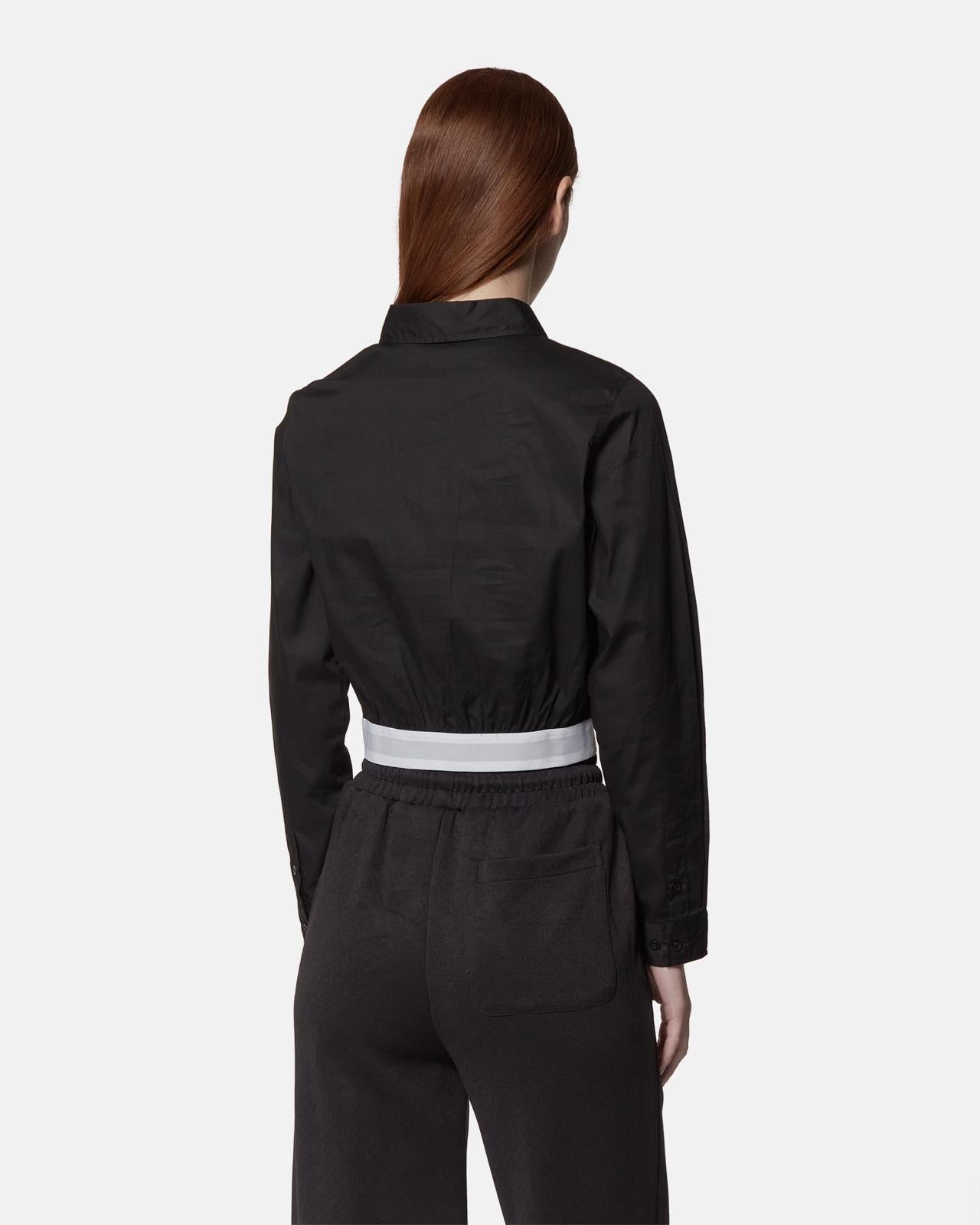 Camicia Richmond X cropped con fascia logata donna