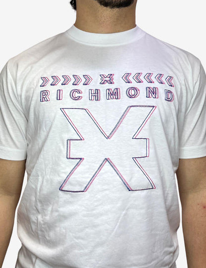 T-Shirt Richmond X con ricamo uomo