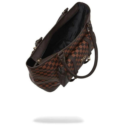 Borsa Sprayground marrone spec ops pixel emboss  tote