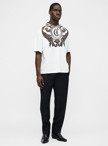 T-Shirt Just Cavalli girocollo "Arabesque" uomo