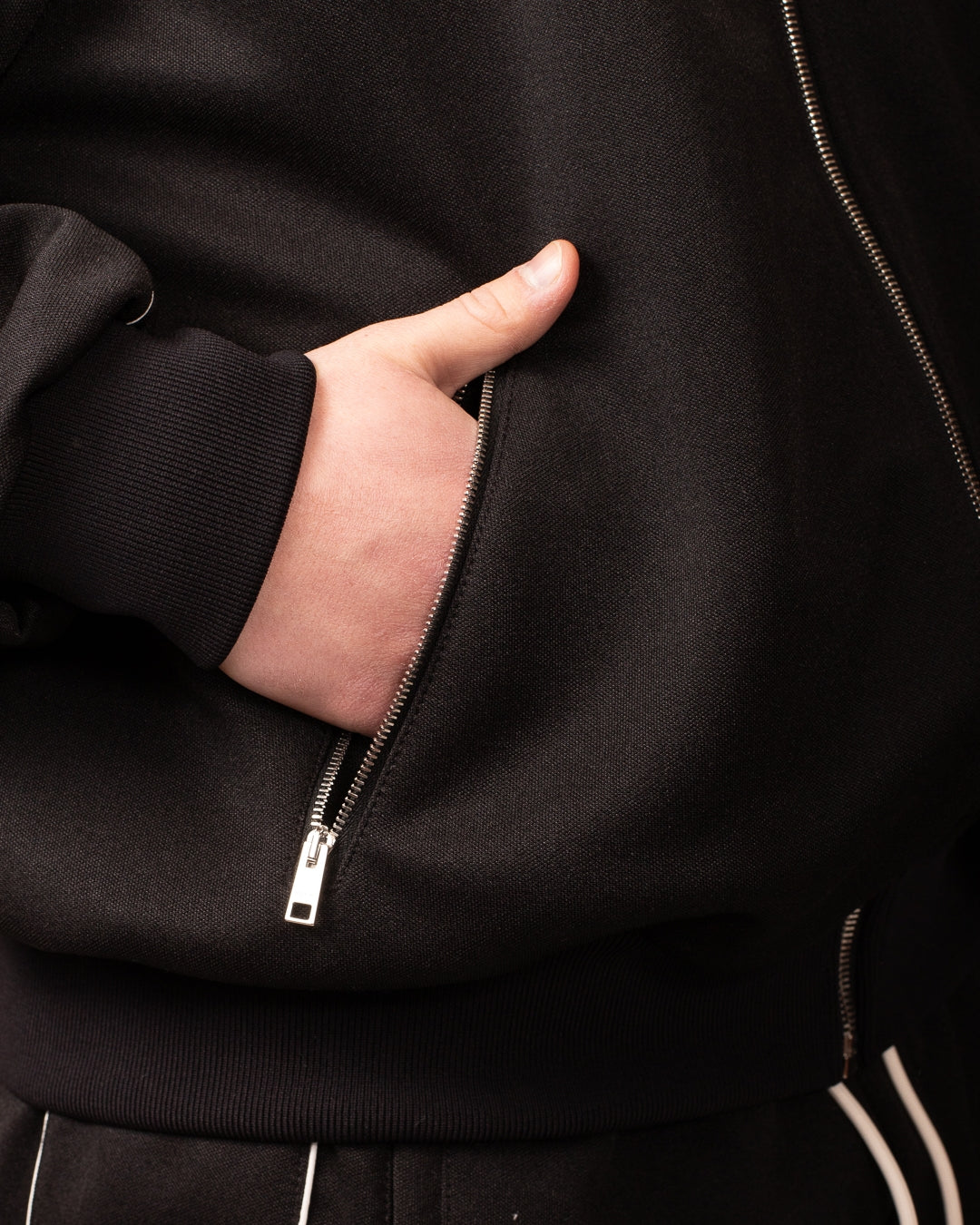 Felpa MSGM fullzip in nylon