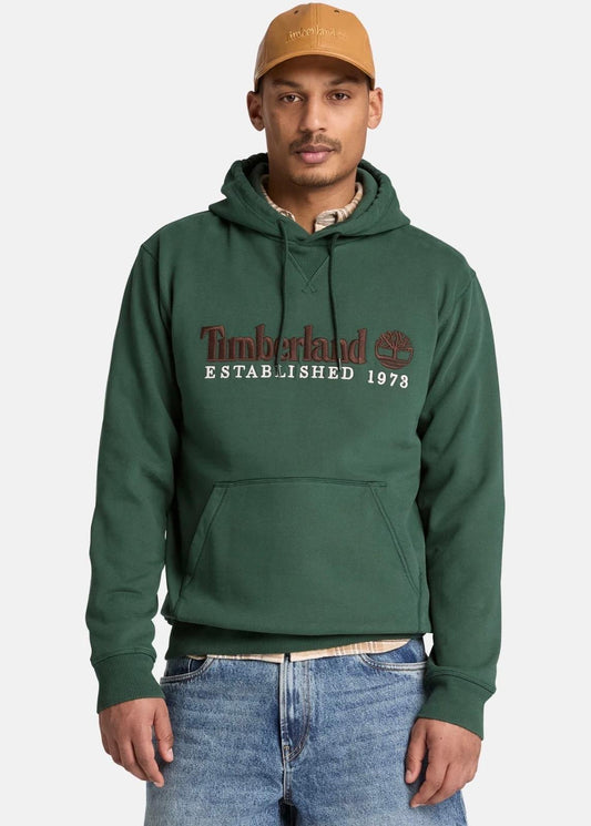 Felpa Timberland con cappuccio e logo ricamato