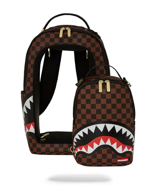 Zaino Sprayground marrone Sharks in a hole in paris  dlxsv backpack