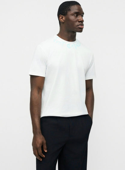 T-Shirt Just Cavalli girocollo con logo sul collo uomo