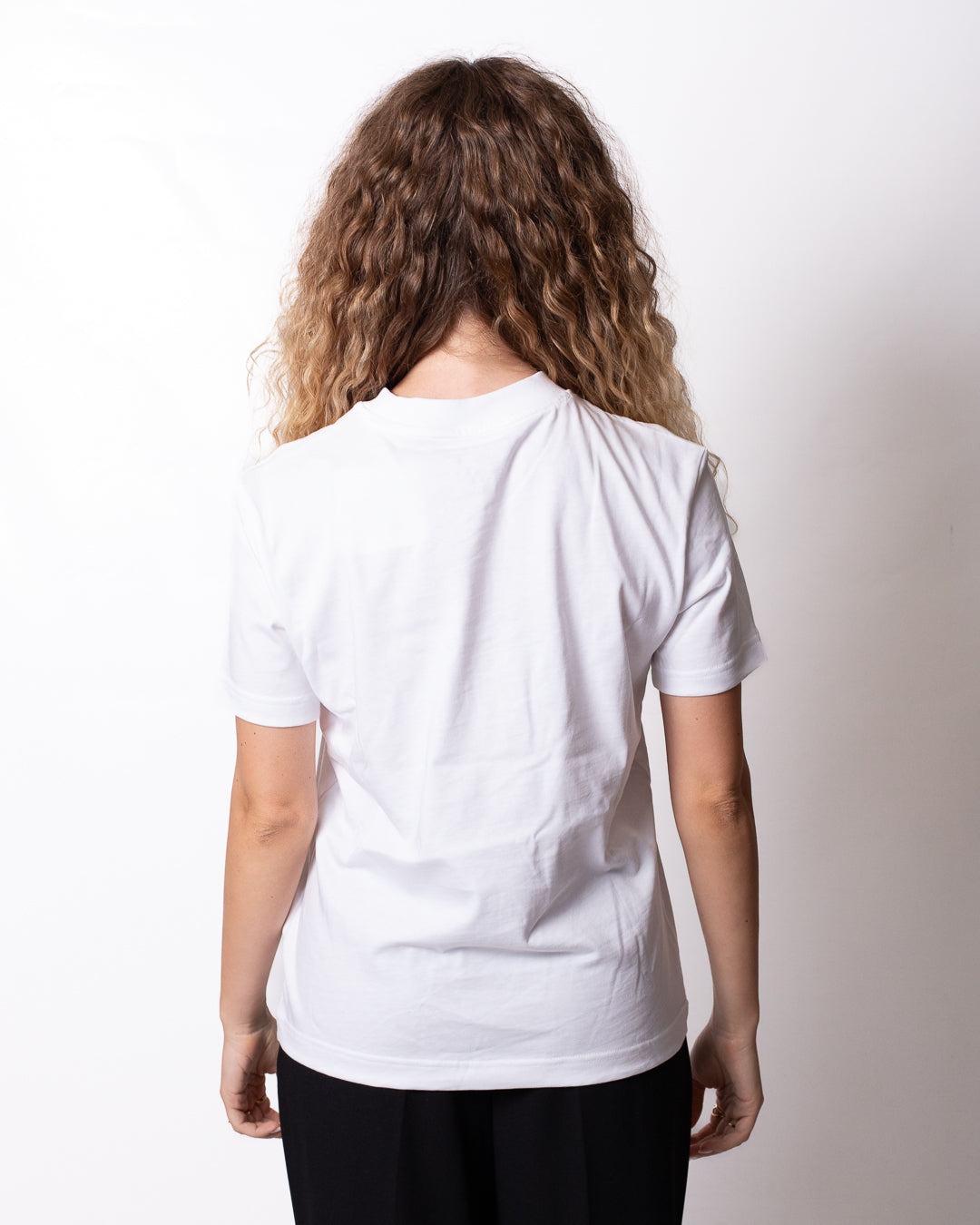 T-Shirt Calvin Klein regular con stampa e ricamo donna