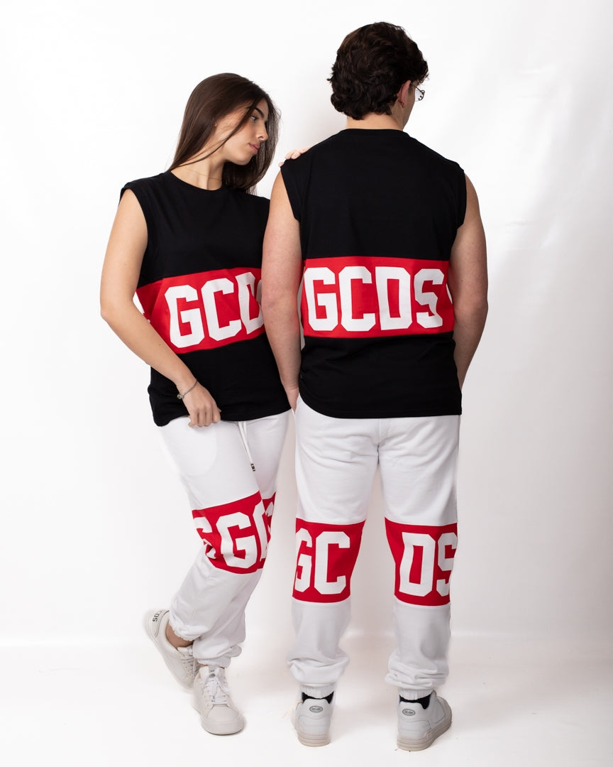 Pantalone GCDS "Band Logo" in felpa