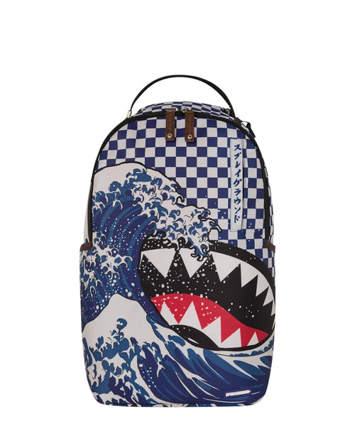 Zaino Sprayground bianco Ichimatsu-Moyo Camokawa Shark  backpack