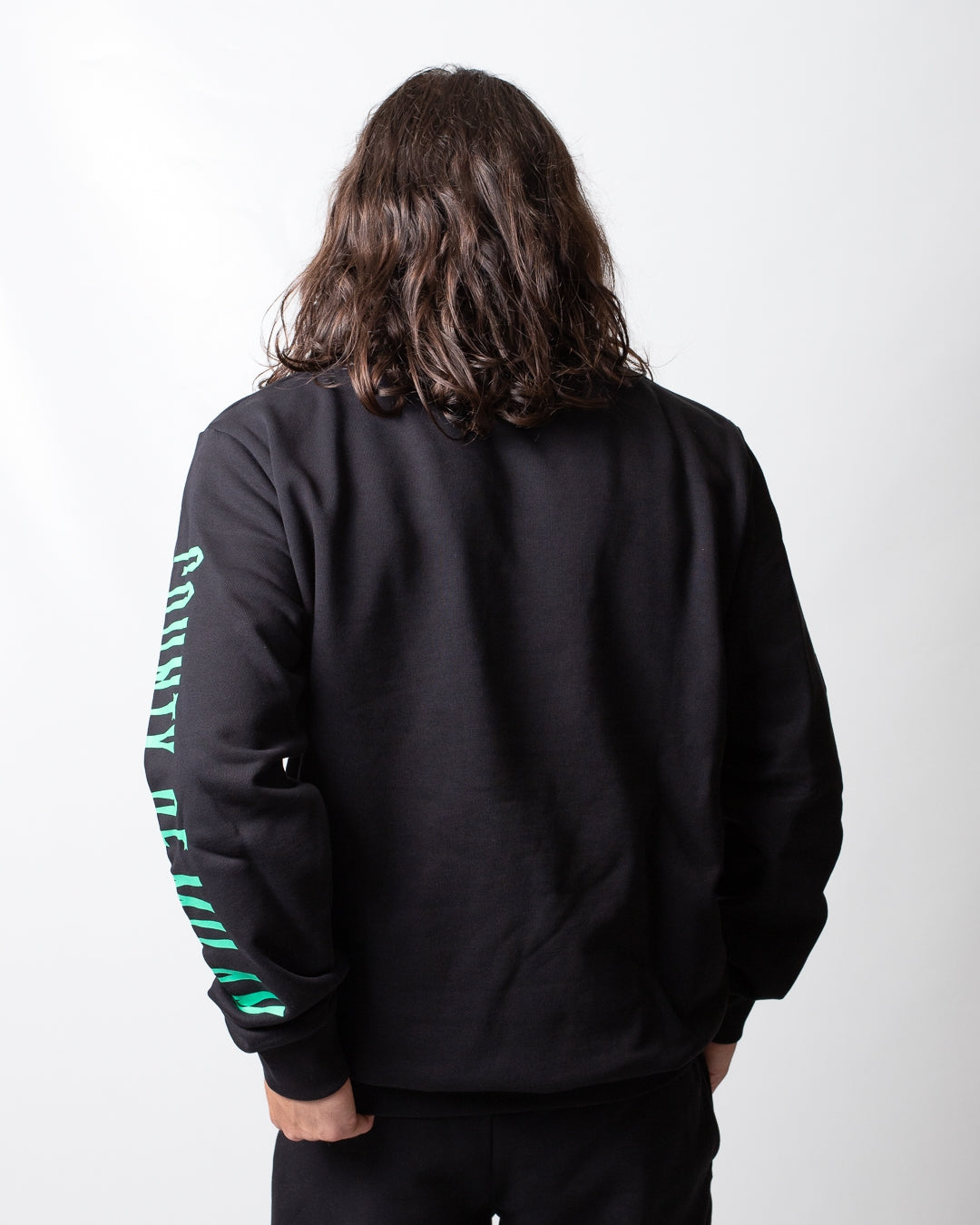 Felpa Marcelo Burlon girocollo stampata uomo