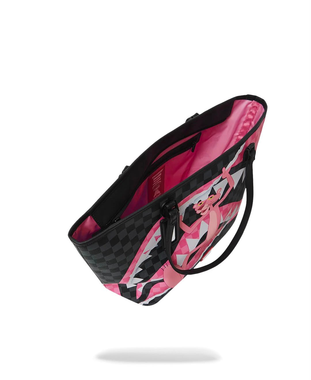 Borsa Sprayground nero PINK PANTHER ON THE RUN TOTE