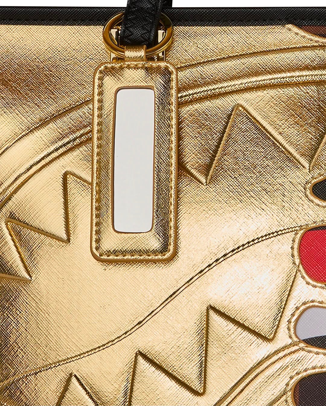 Borsa Sprayground marrone SHARKS IN PARIS GOLD DRIP TOTE 