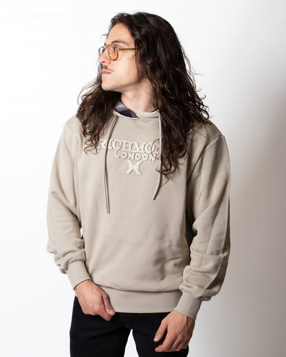 Felpa Richmond X con cappuccio e patch in rilievo uomo