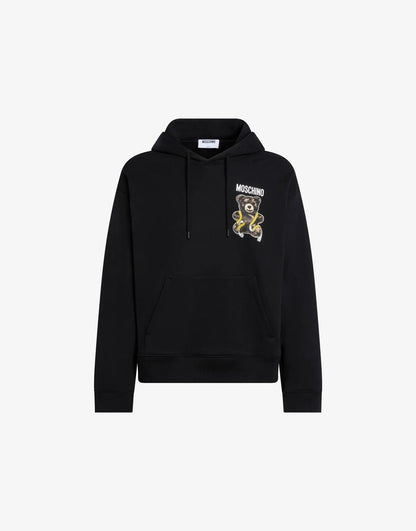 Felpa Moschino con cappuccio "Teddy Bear Print" uomo