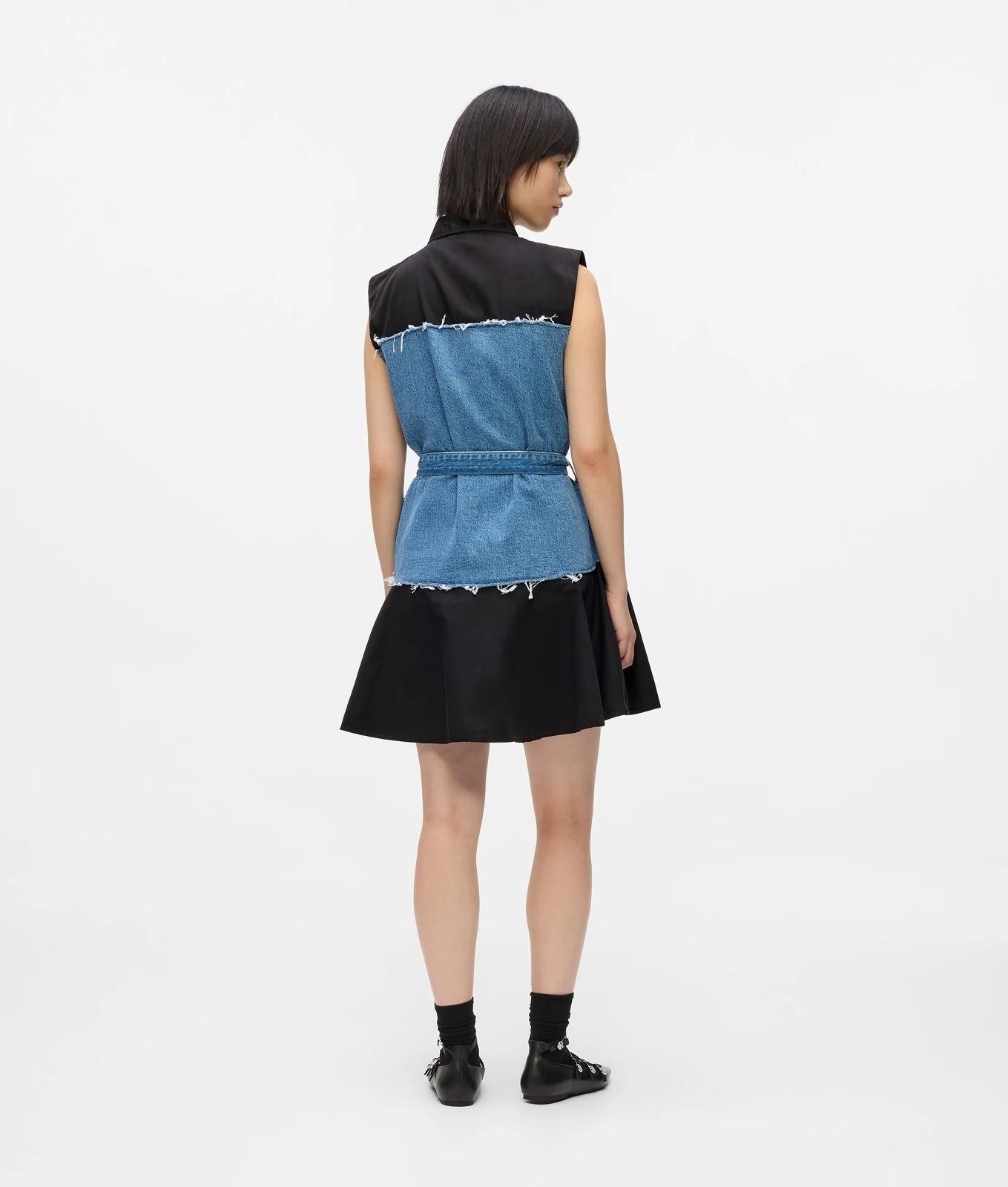 Abito Karl Lagerfeld Jeans "Mixed Material" donna
