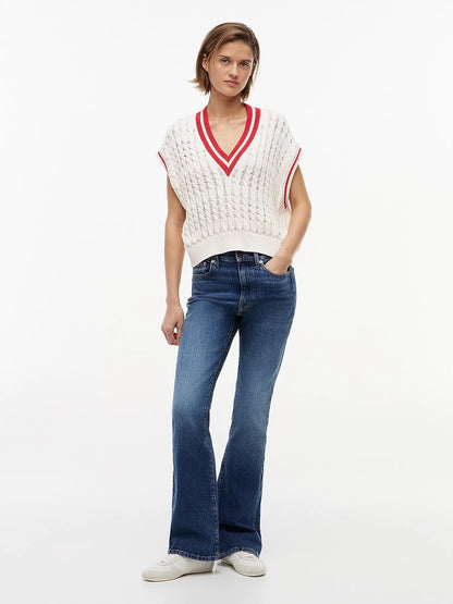 Gilet Tommy Jeans in maglia intrecciata donna