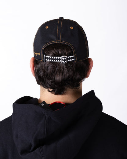 Cappello Sprayground con visiera, logo ricamato a contrasto e logo stampato