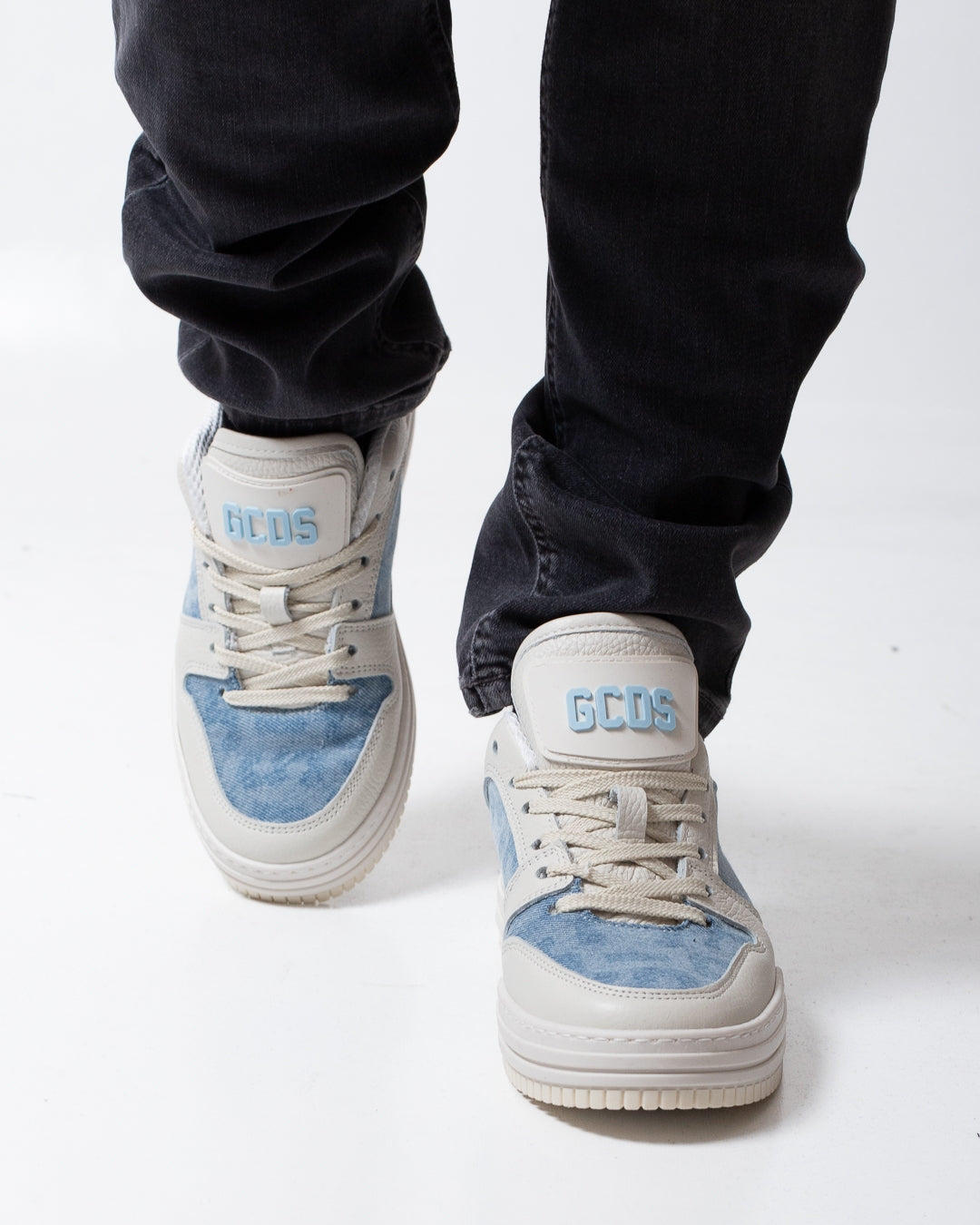 Sneakers GCDS "GC 1988" denim uomo
