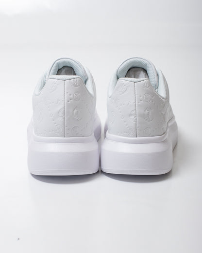 Sneakers Just Cavalli in ecopelle con logo jacquard uomo