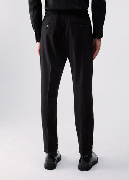 Pantalone Liu Jo "JoggJersey"con logo metallico