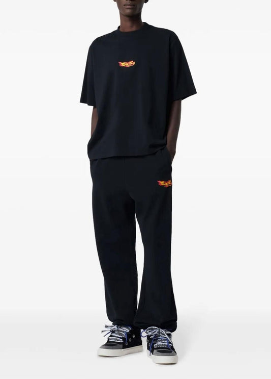 T-Shirt Marcelo Burlon "County Flame Black" uomo