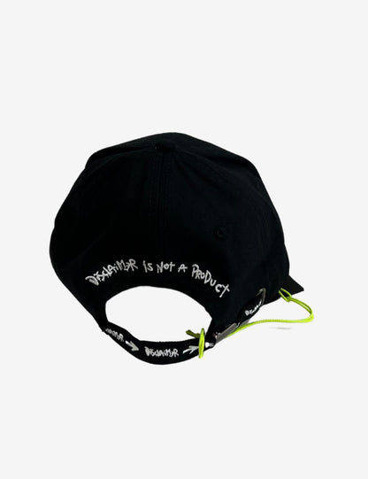 Cappello Disclaimer con visiera e logo ricamato