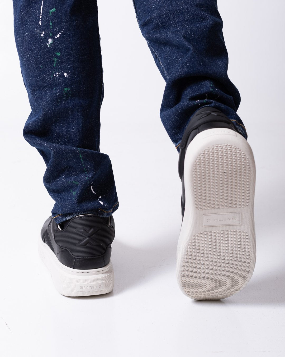 Sneakers Alexander Smith "College" in pelle uomo