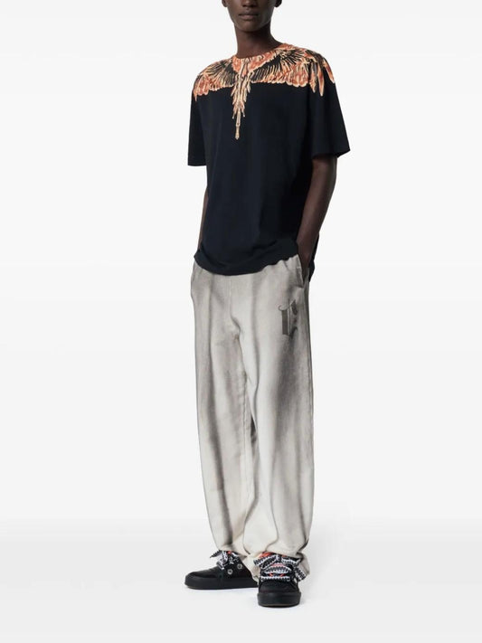T-Shirt Marcelo Burlon "Icon Wings Orange" uomo