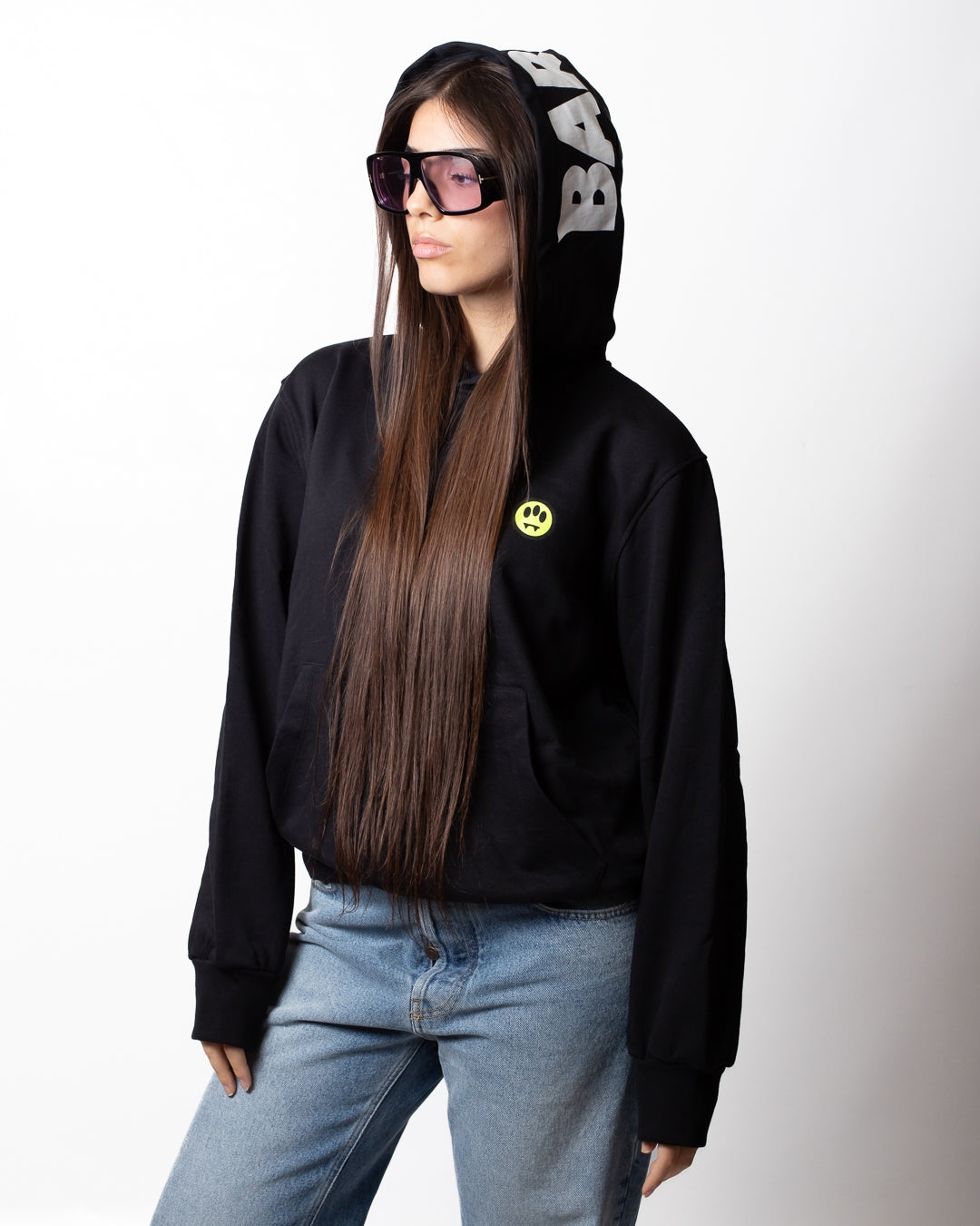 Felpa Barrow classic con cappuccio logato