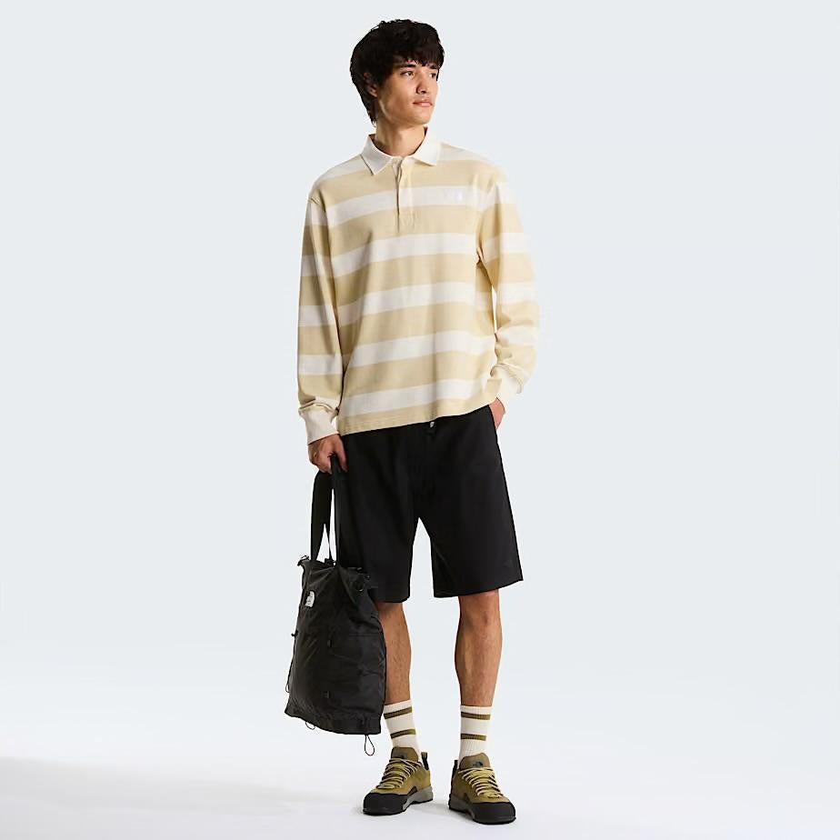 Polo The North Face in felpa a righe uomo