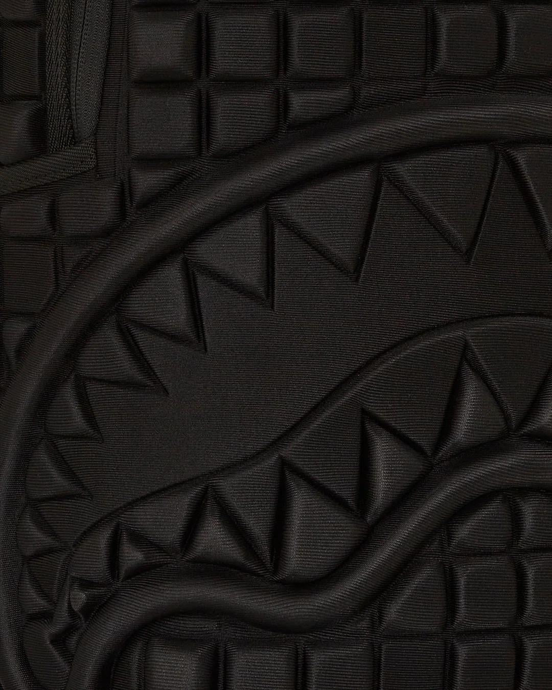 Zaino Sprayground nero Foam welded shark dlxsv backpack