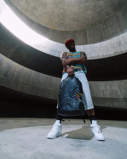 Zaino Sprayground nero Graffiti bite  dlx-bite backpack