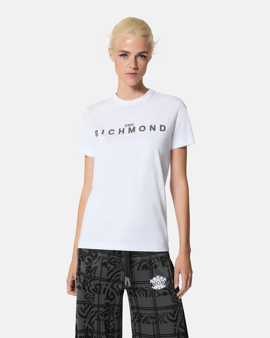 T-Shirt John Richmond logo basic donna