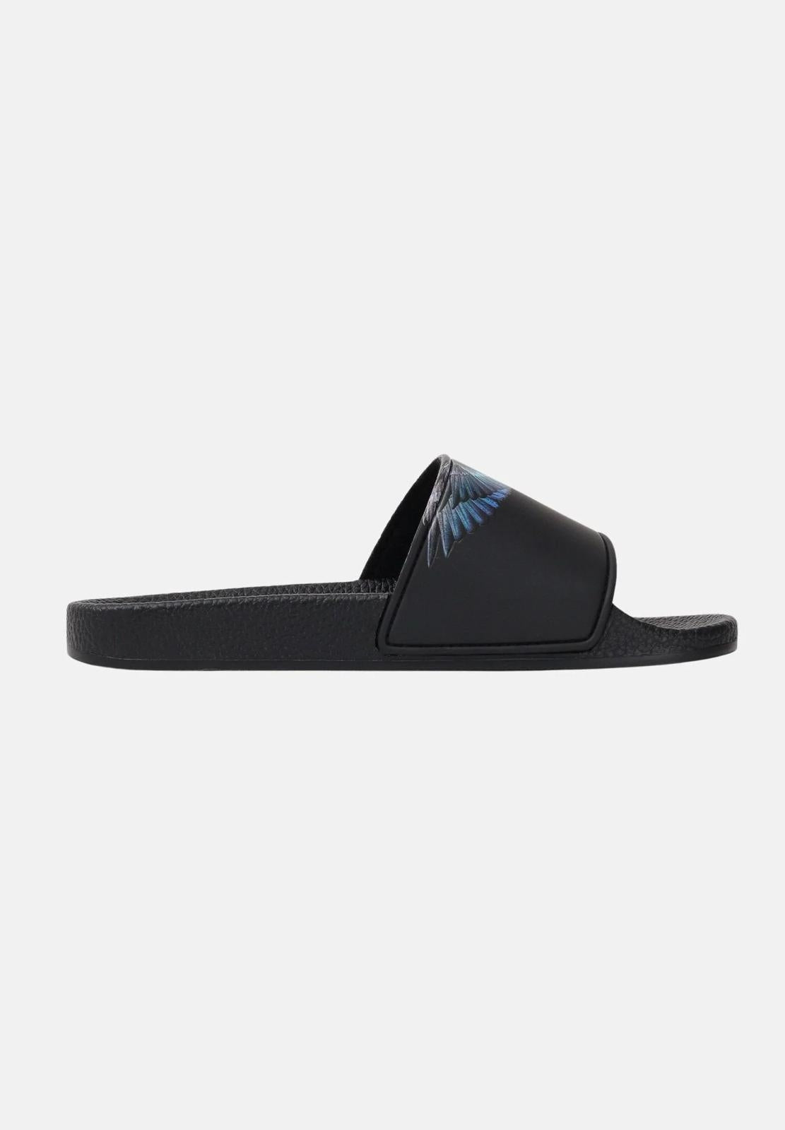 Ciabatte Marcelo Burlon in gomma "Icon Wings Royal" uomo